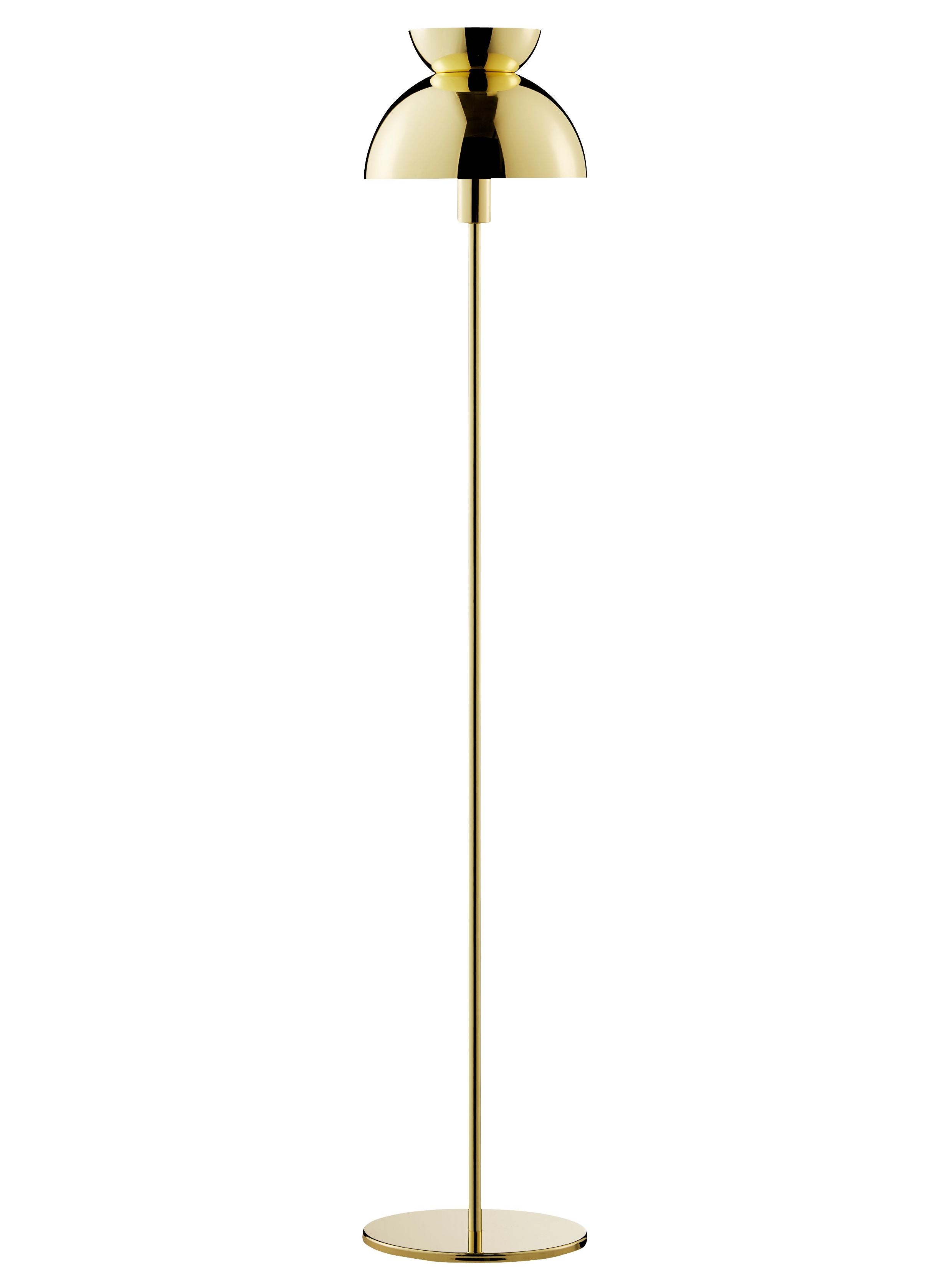 Butterfly Gulvlampe Messing billede 1