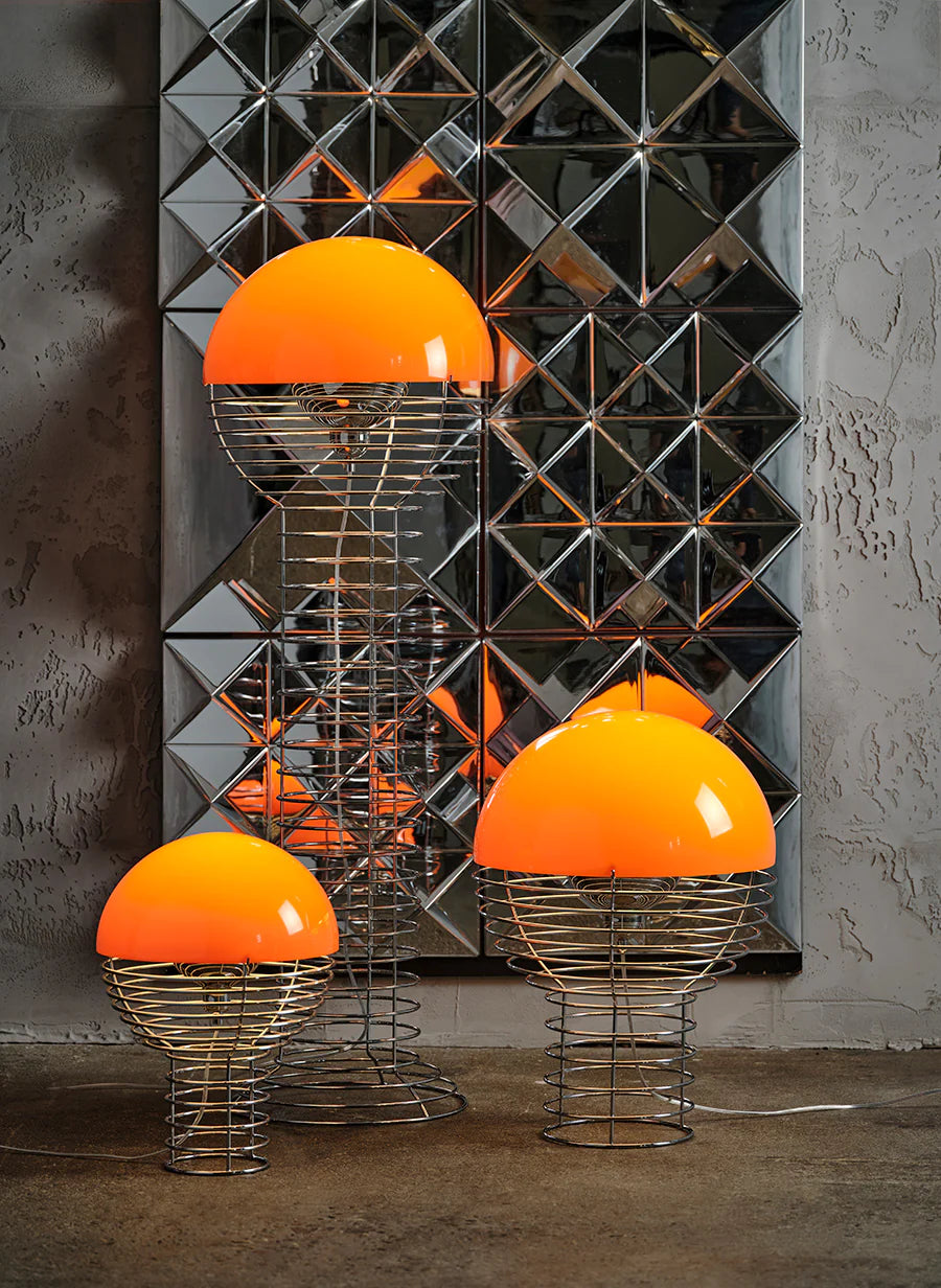 VP Wire Gulvlampe, orange billede 3