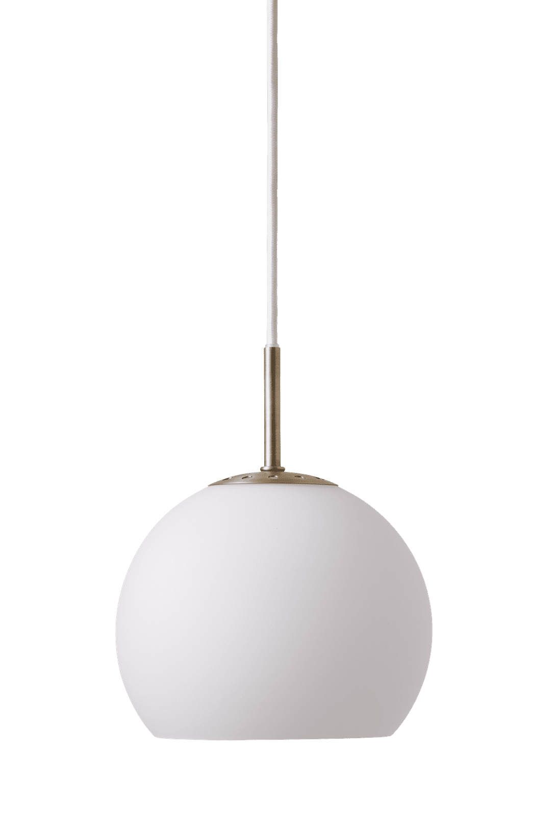 Ball Glass Ø18 opal hvid pendel billede 1