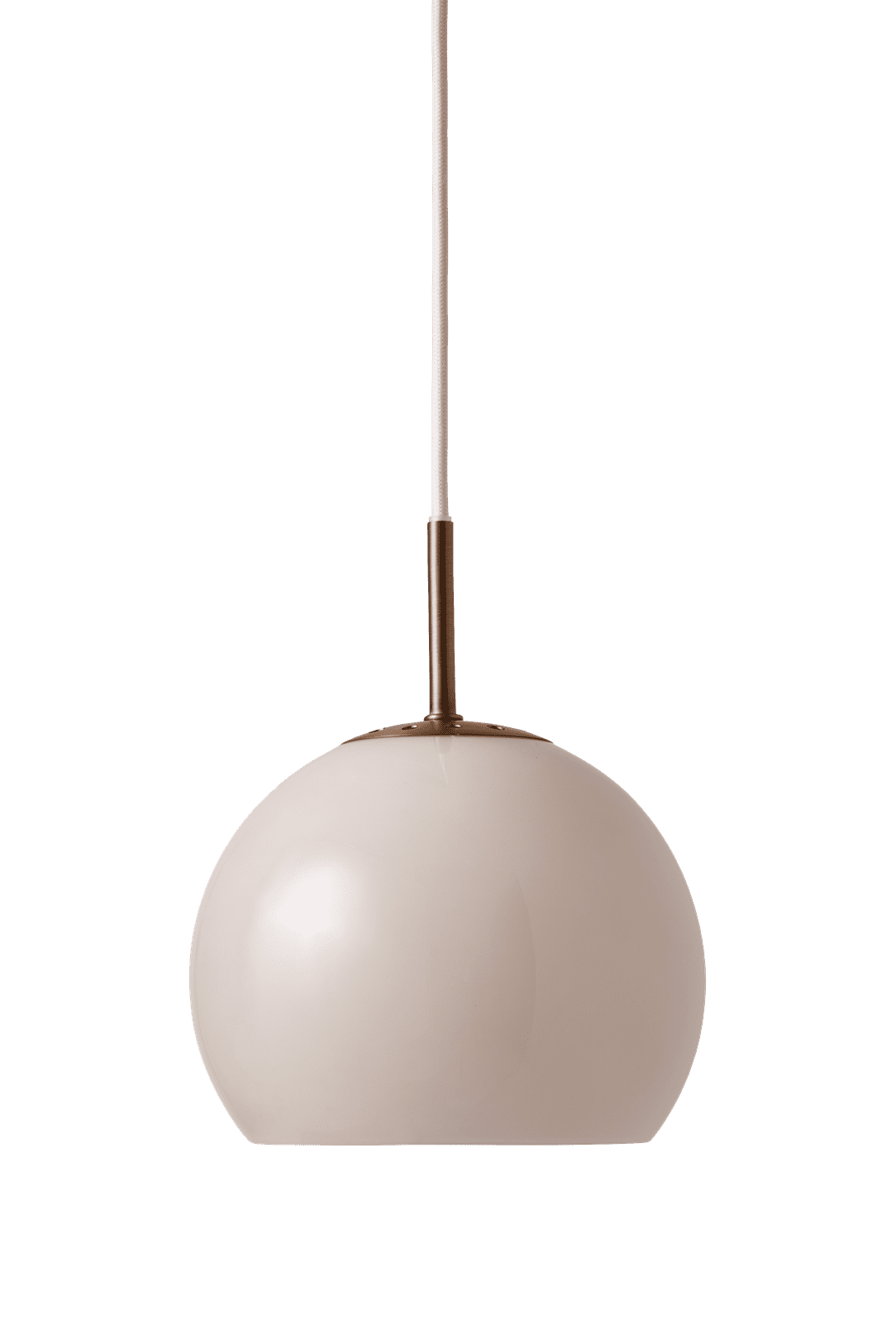 Ball Glass Ø18 gråsand pendel billede 1