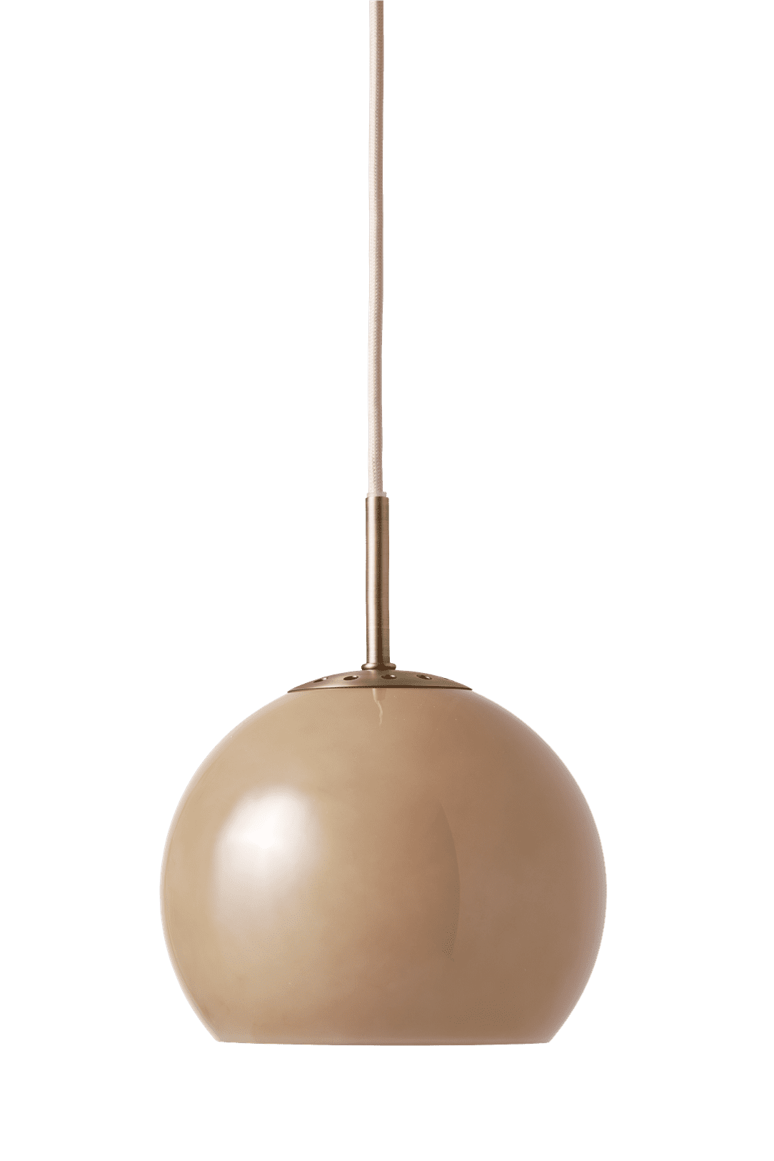 Ball Glass Ø18 cappuccino pendel billede 1