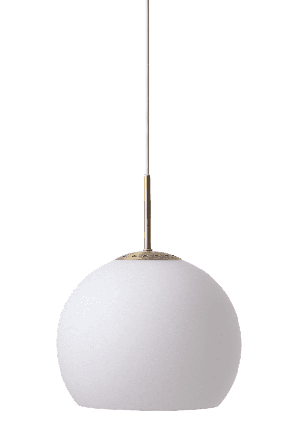 Ball Glass Ø25 opal hvid pendel billede 1