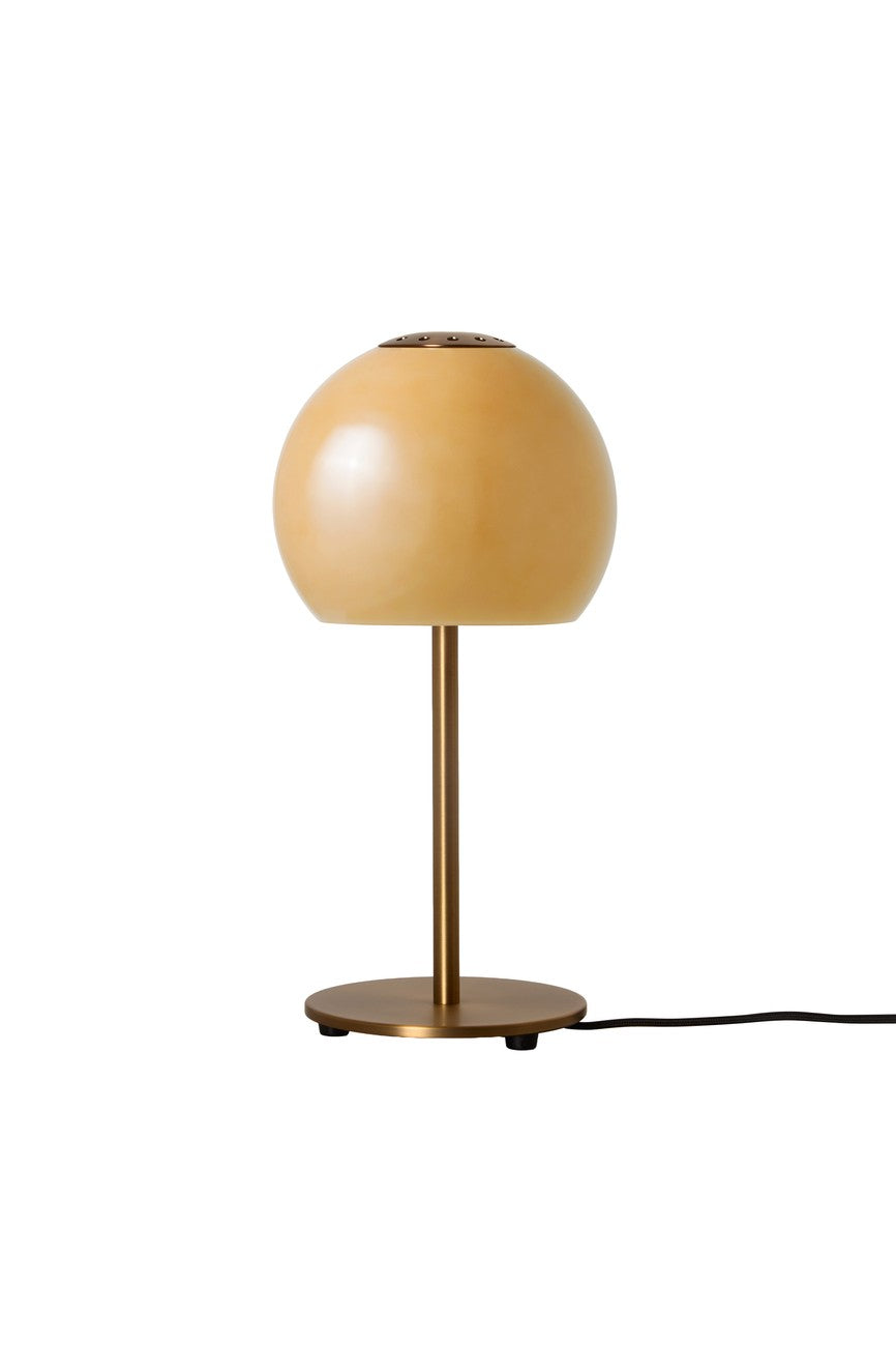 Ball Glass Bordlampe Ø18 Amber billede 1