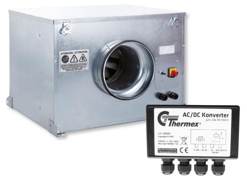 Thermex  loftmotor 1090m3/t  CAB 200 EC billede 2