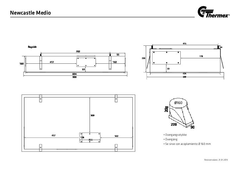 Thermex Newcastle Medio HV billede 2
