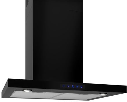 Thermex 527.23.3062.2 Væghængt emhætte Harwich II - 60 cm, Væg, sort