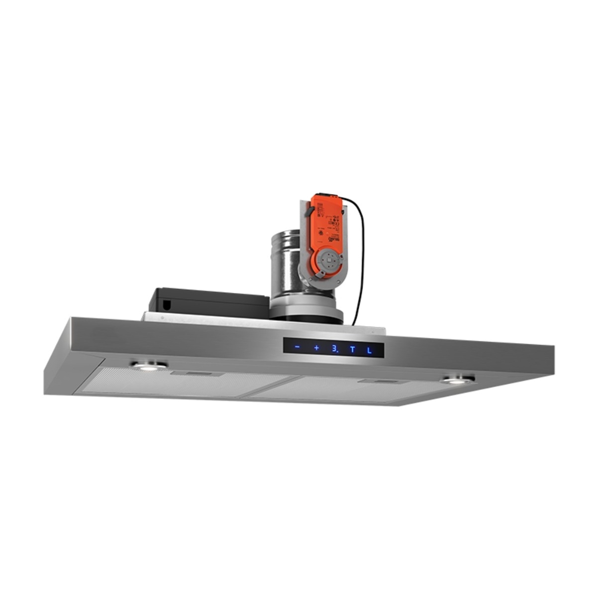 Thermex Harwich II CVV emhætte, 60 cm stål billede 2