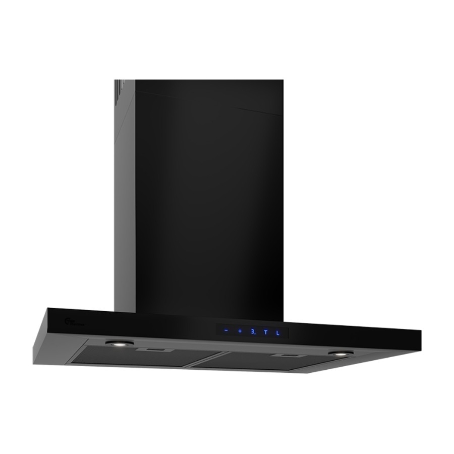 Thermex Harwich II CVV emhætte, 70 cm sort billede 3