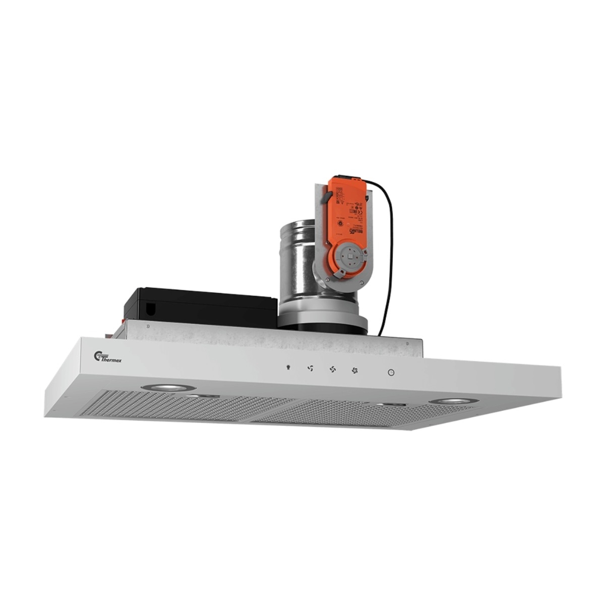 Thermex Design Line Central 8005 Timer emhætte, 60 cm hvid