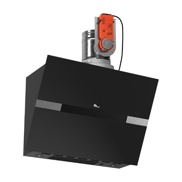 Thermex Design Line Central 8002 Villa emhætte, 60 cm sort billede 2