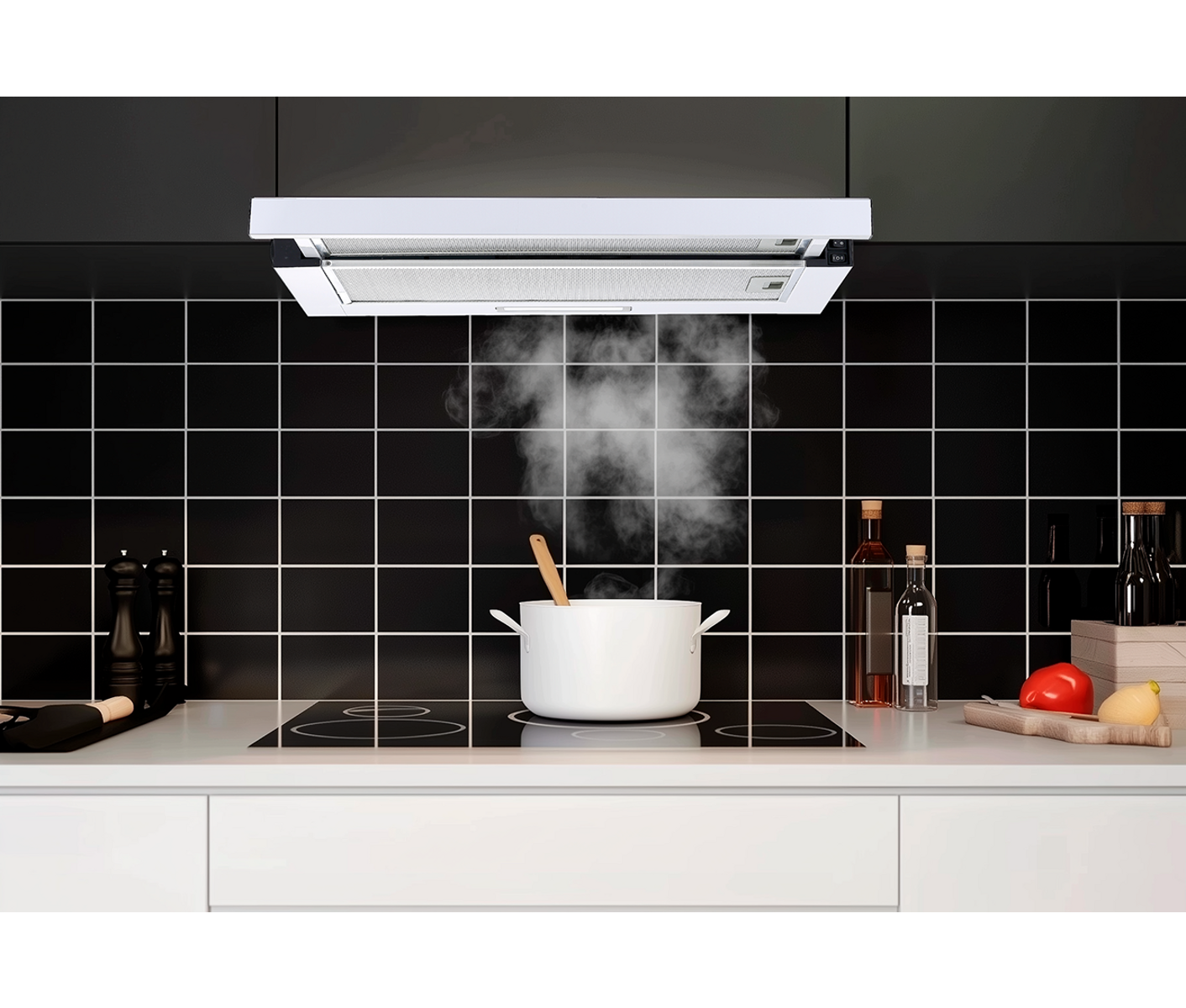 Thermex Nordic 6010 Telescopic White Udtræksemhætte billede 3