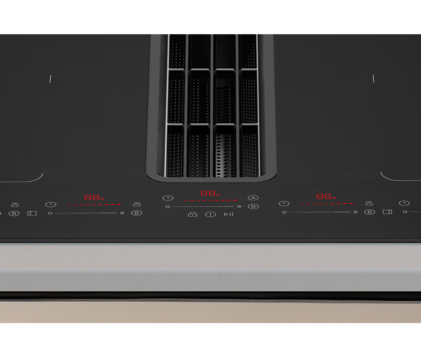 Thermex Nordic 6910 Downdraft Kogeplade Med Indbygget Emhætte