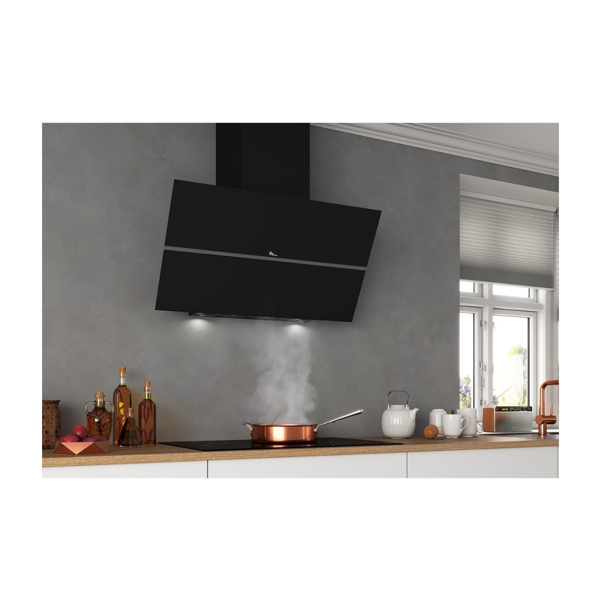 Thermex Design Line 8002 emhætte, 80 cm - 5703347534874