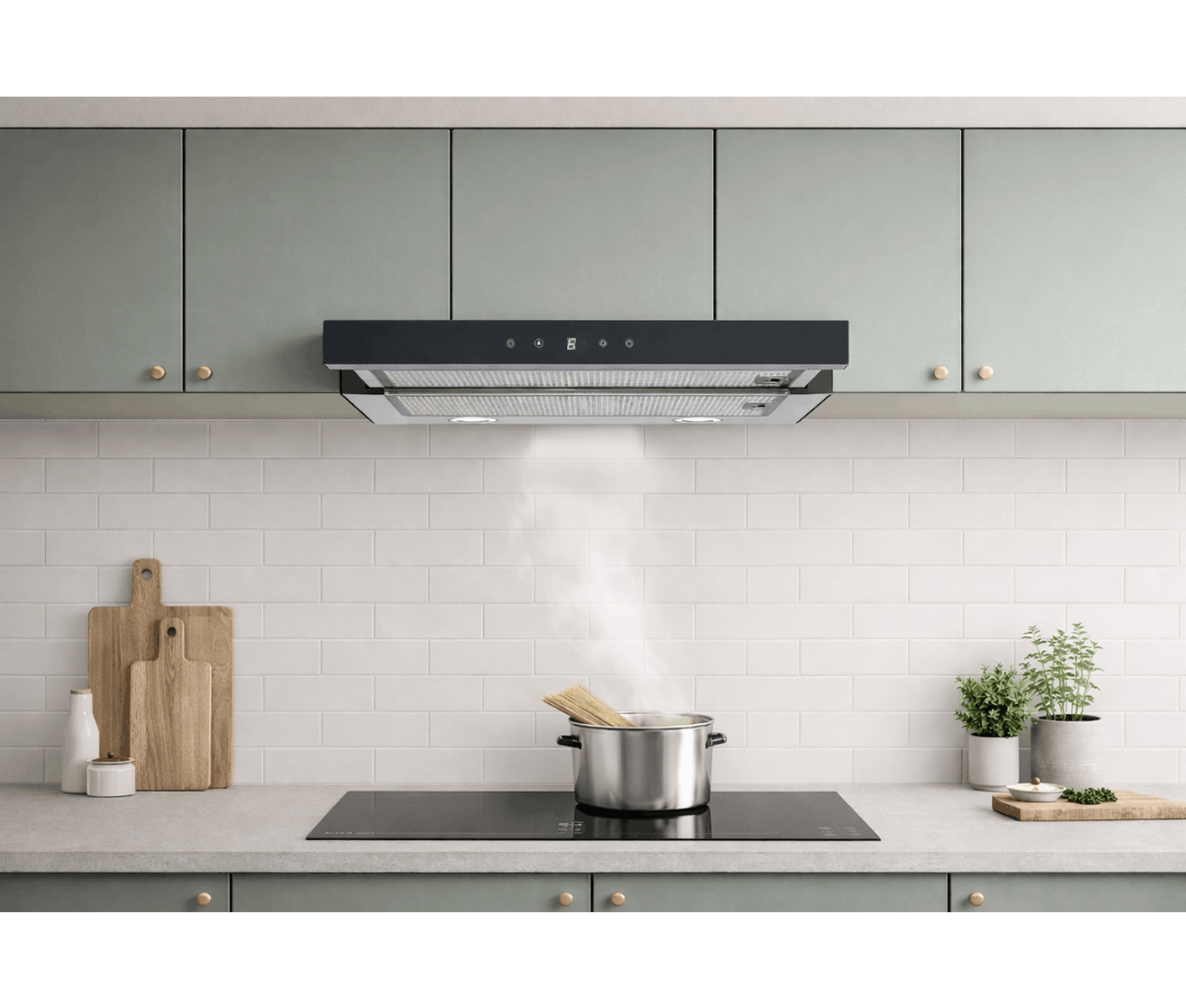 Thermex 520.21.3368.2 Slim S4 Premium 153257 skabsintegreret emhætte