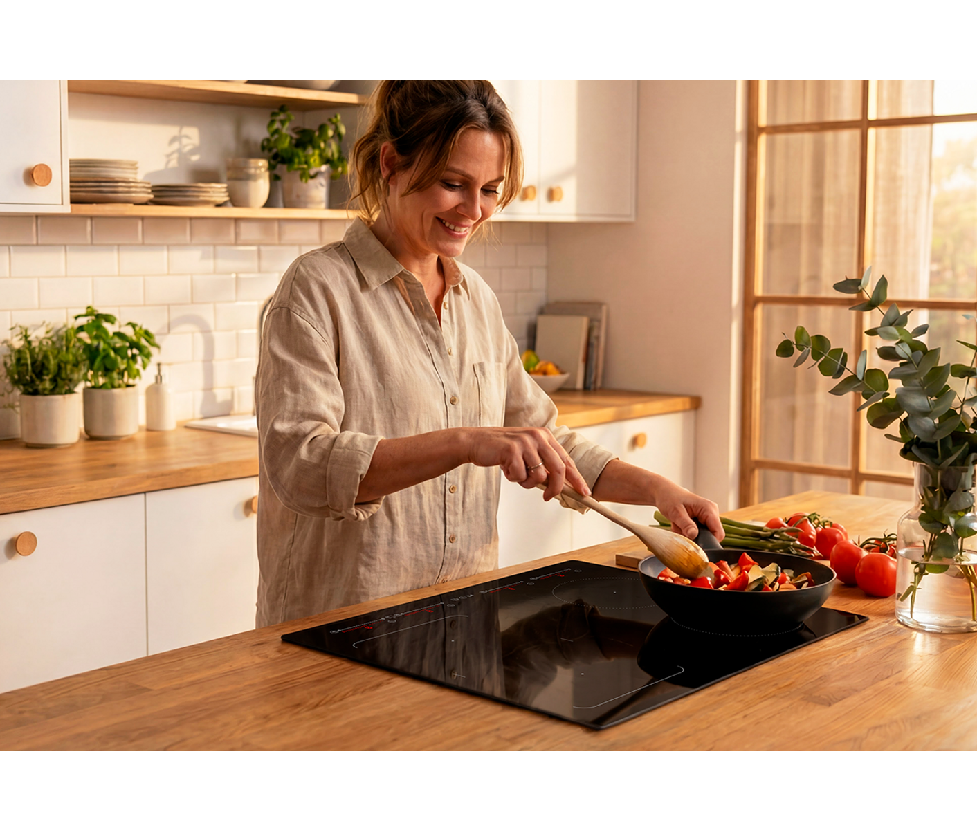 Thermex Nordic 6660 Induktion 60 Cm, 4 Zone, Red Light Induktionskogeplade billede 6