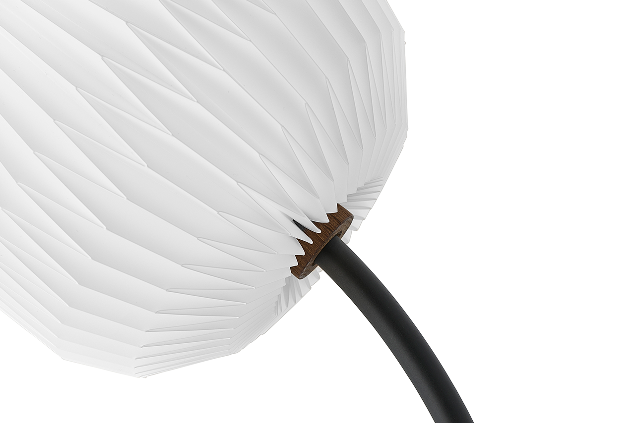 Le Klint 330 Bouquet Gulvlampe Smoked Oak Black billede 4