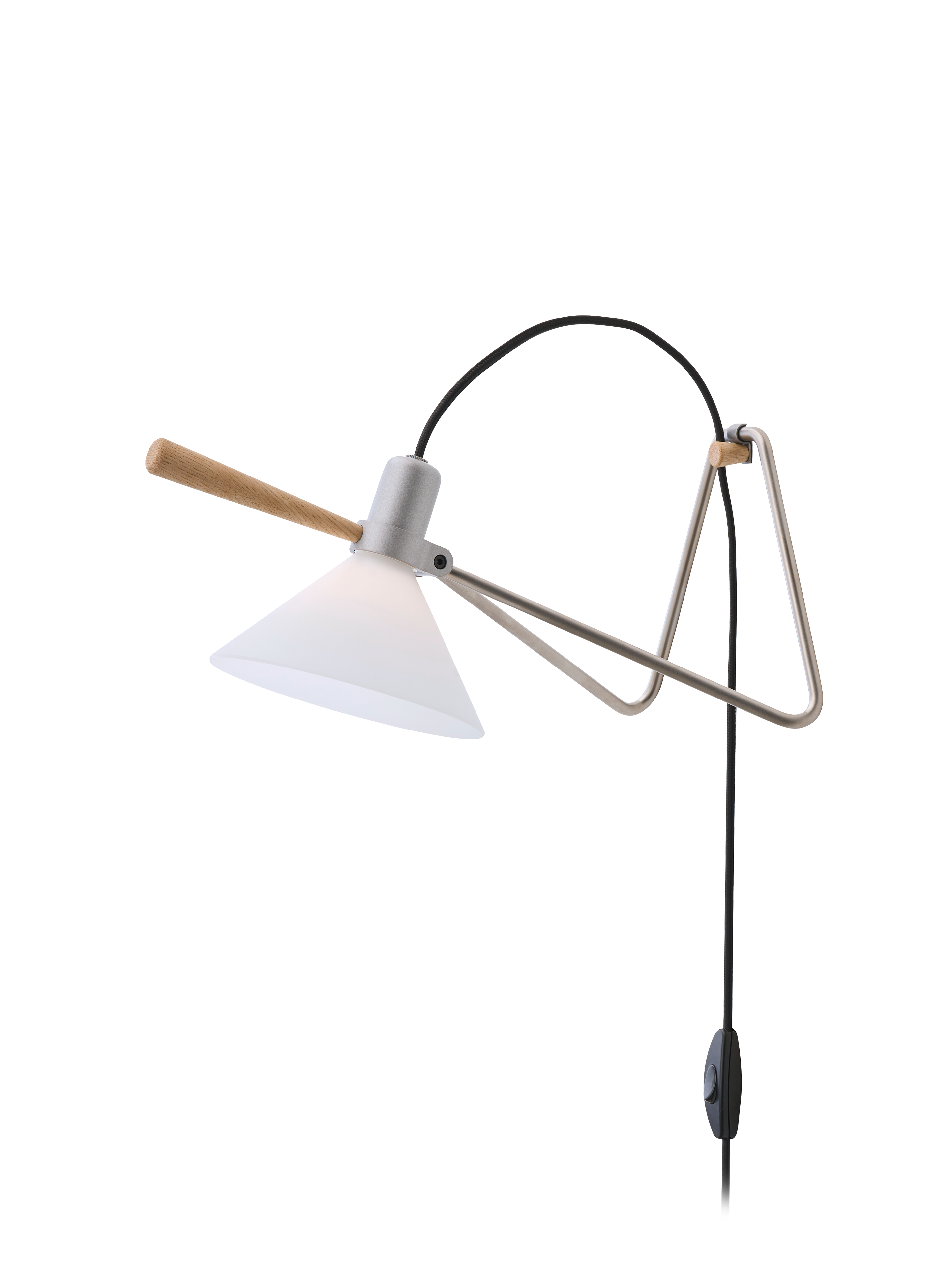 Spot sølv bordlampe billede 2
