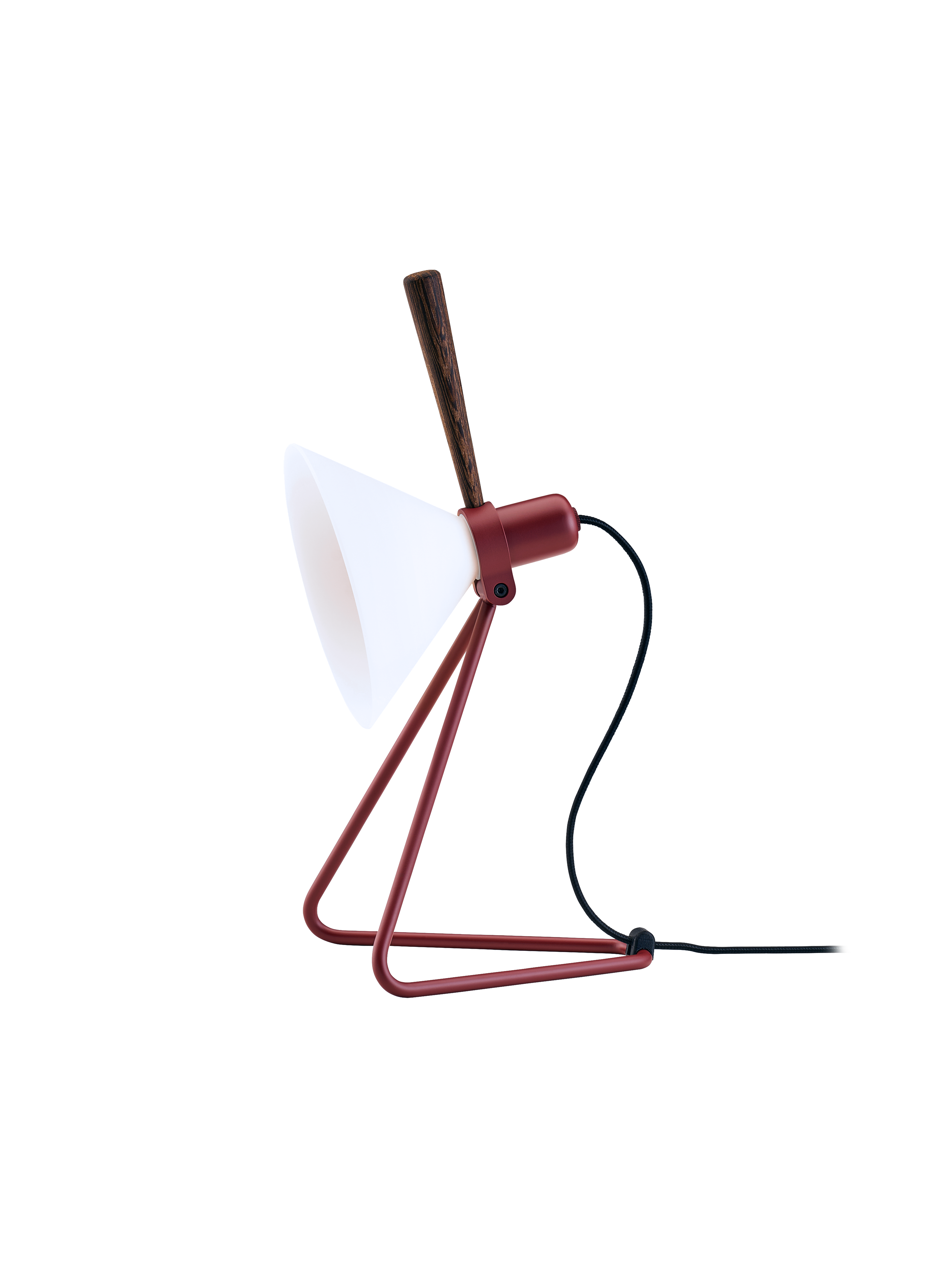 Spot rustrød bordlampe billede 4