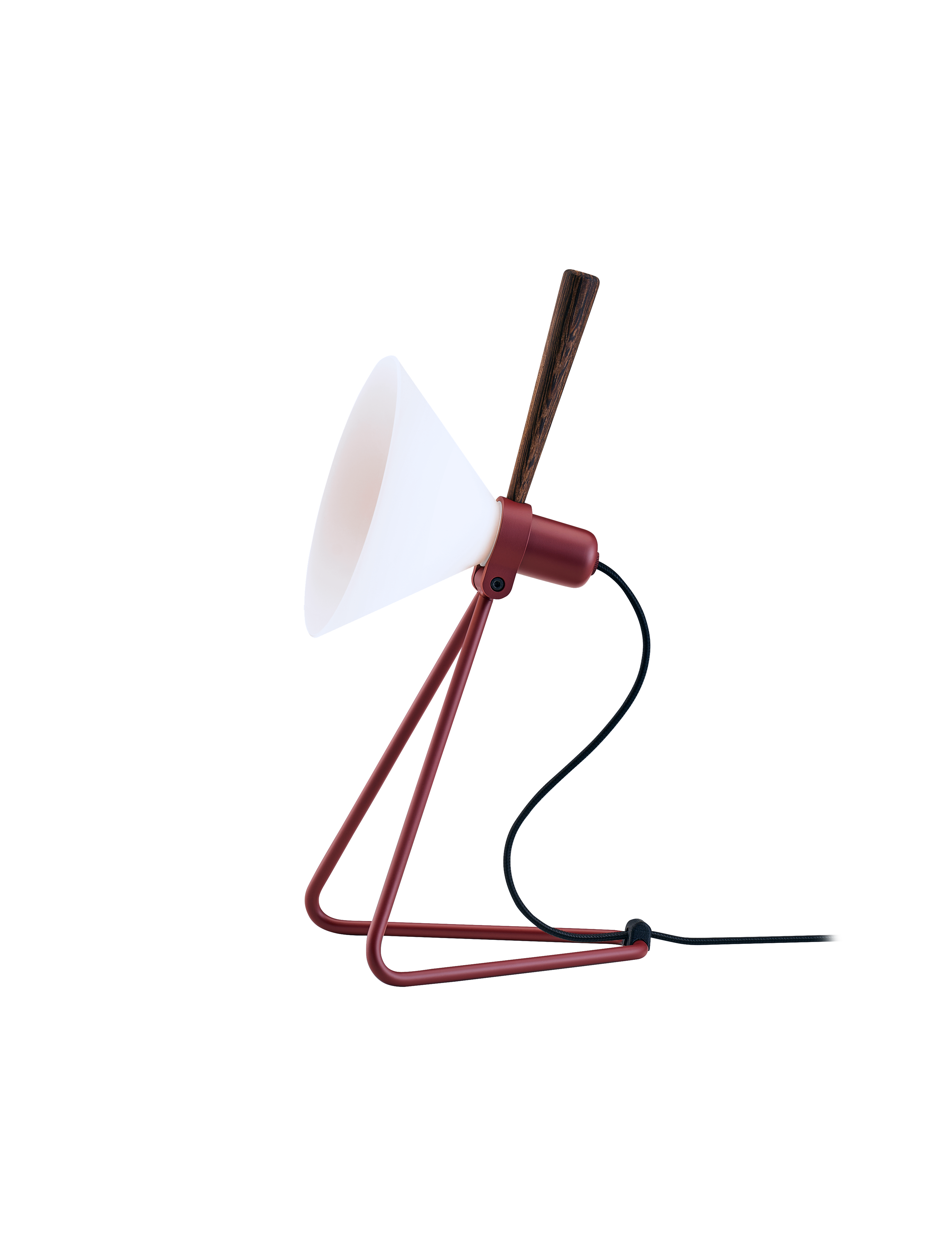 Spot rustrød bordlampe billede 1