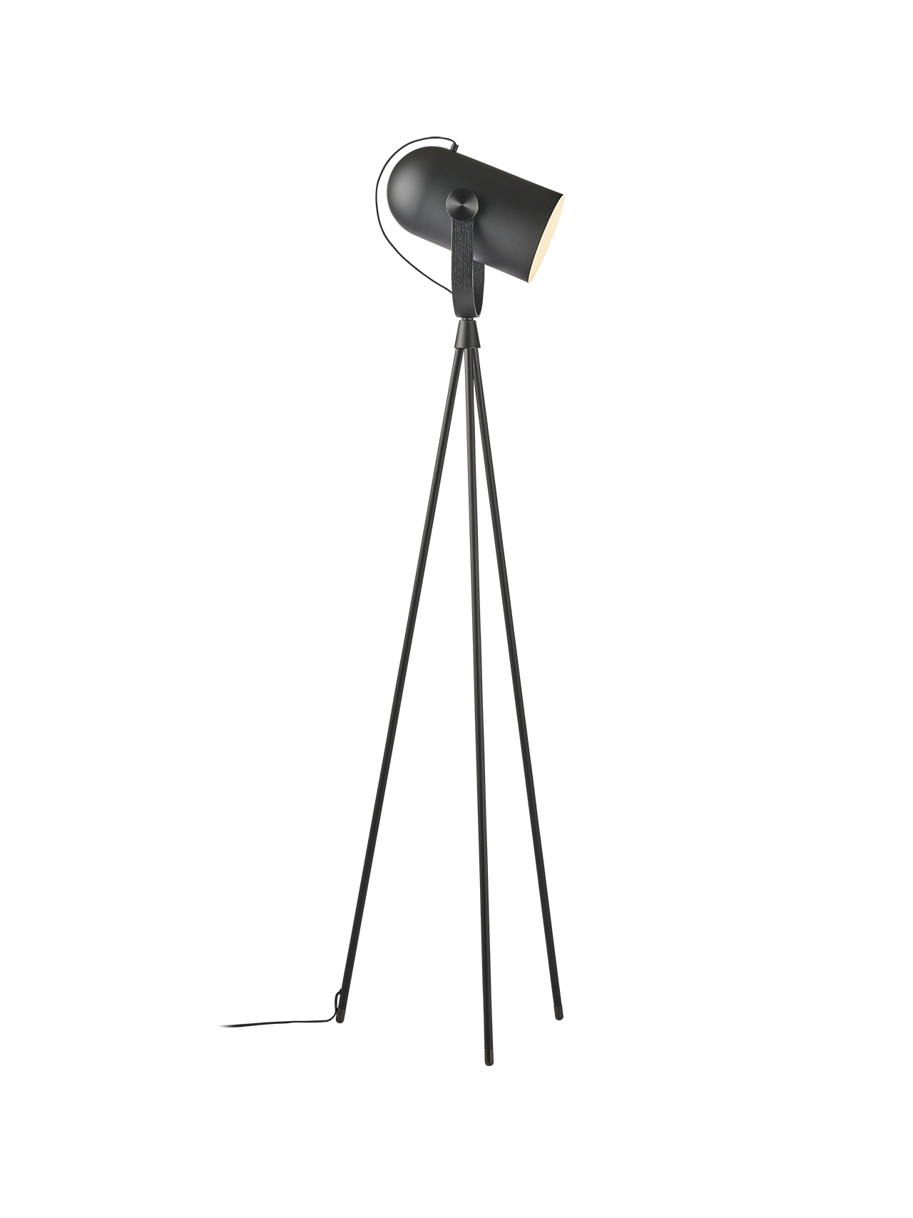 Carronade II sort eg gulvlampe billede 1
