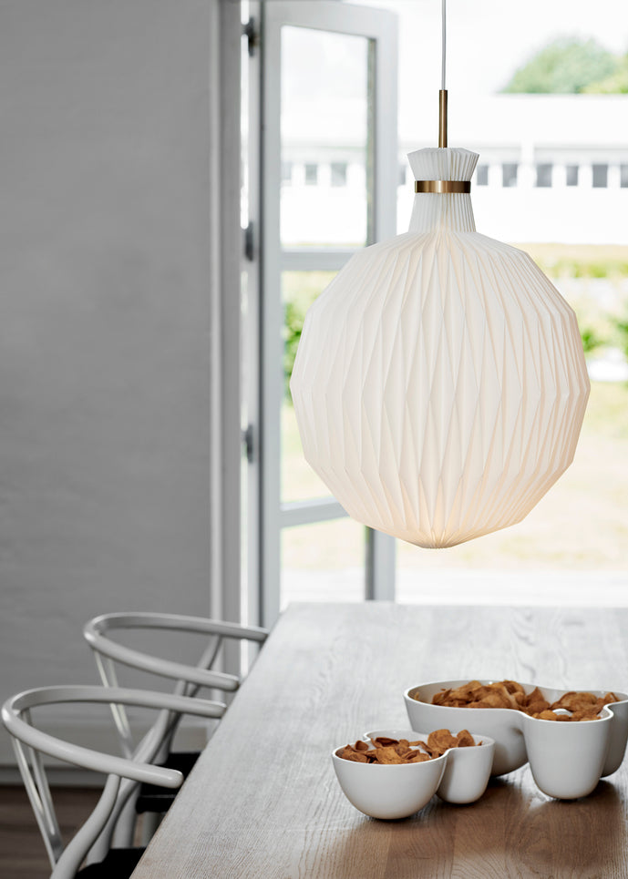 Frugtlygten XL pendel messing billede 3