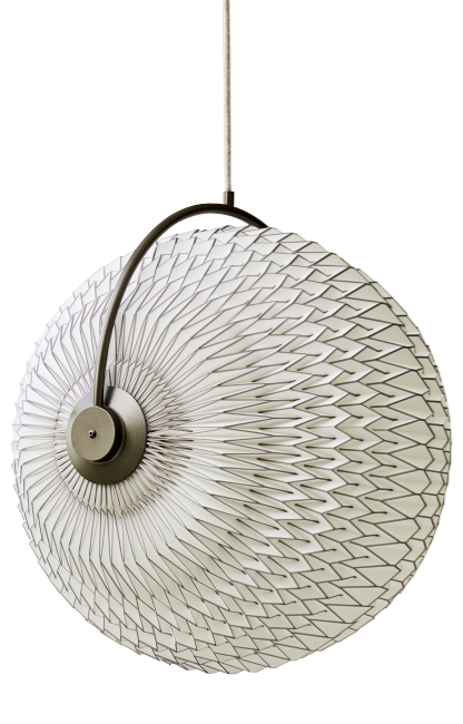 Caleo the Original hvid/bronze pendel billede 2