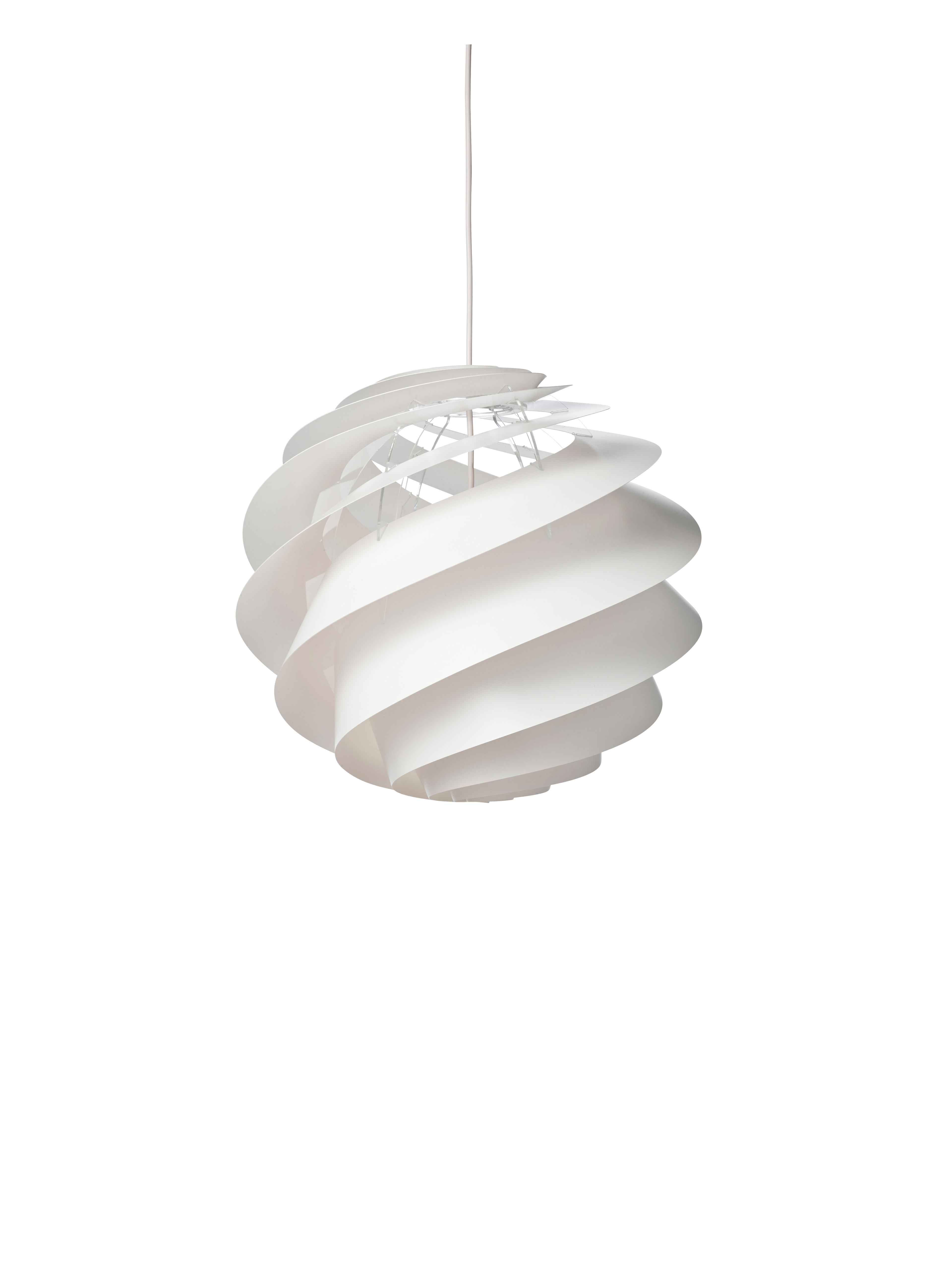 Swirl 3 hvid medium pendel billede 2