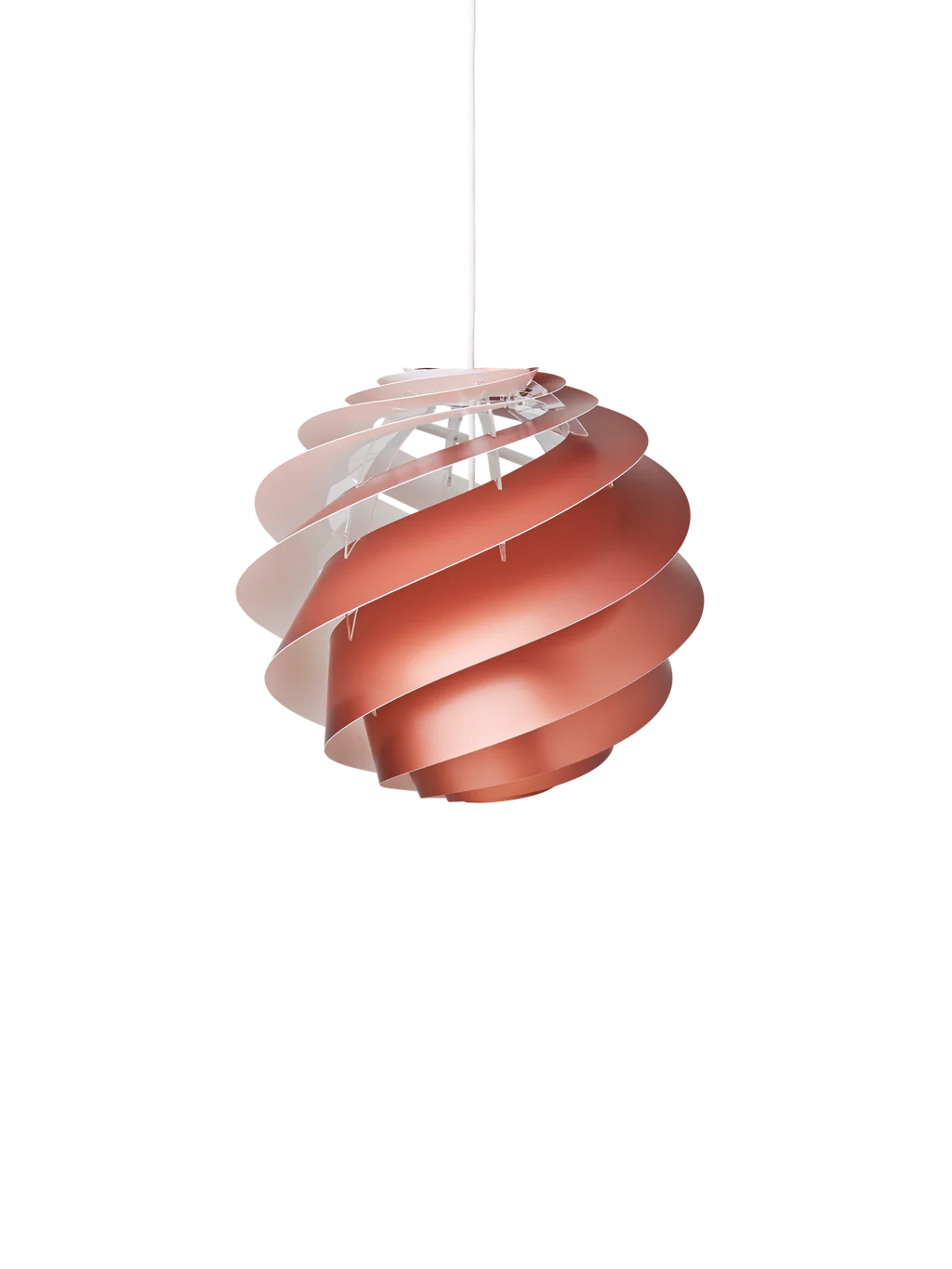 Swirl 3 kobber medium pendel billede 1