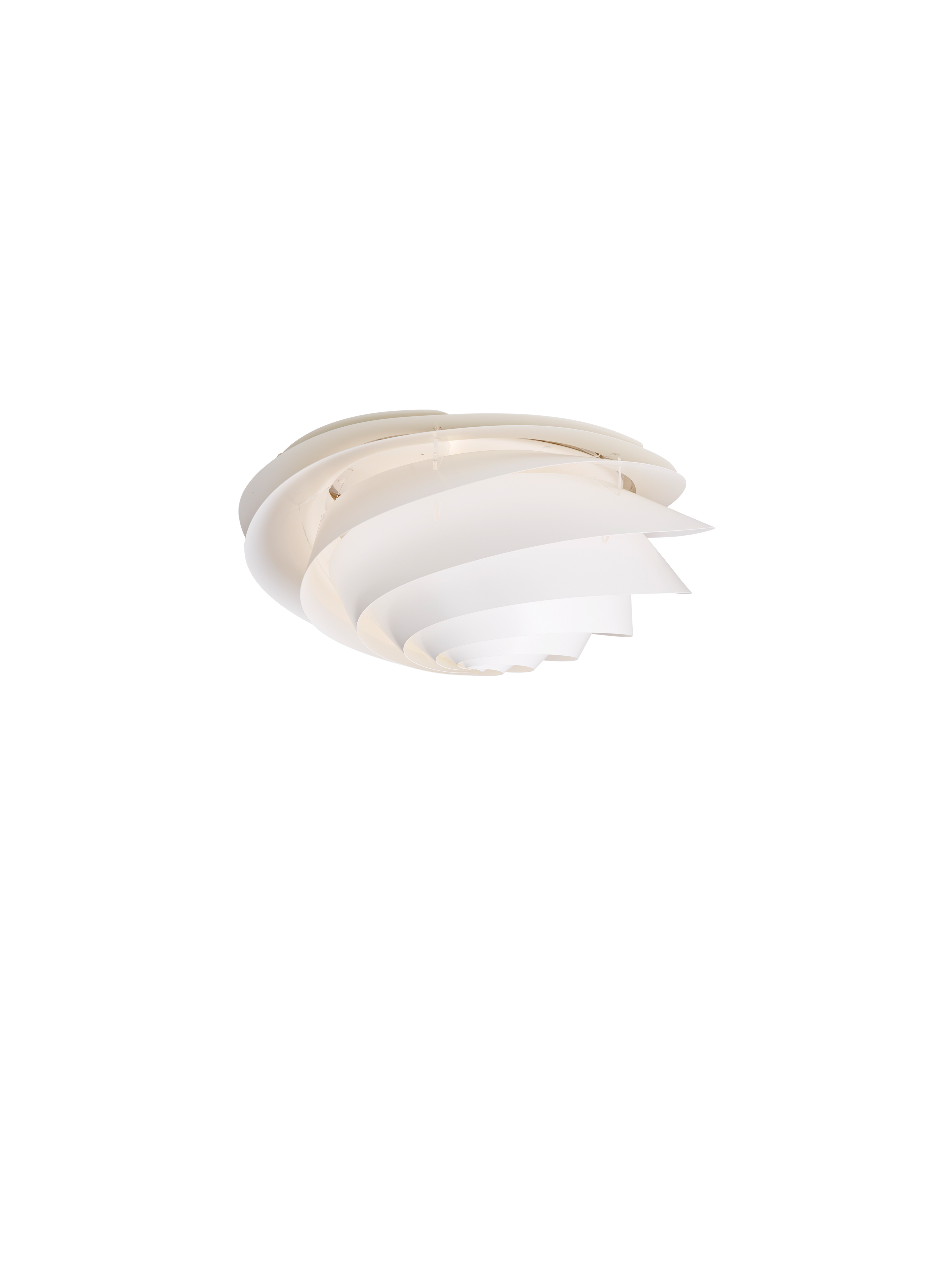 Model 1320 Swirl Ø37 hvid lofts/væglampe billede 2