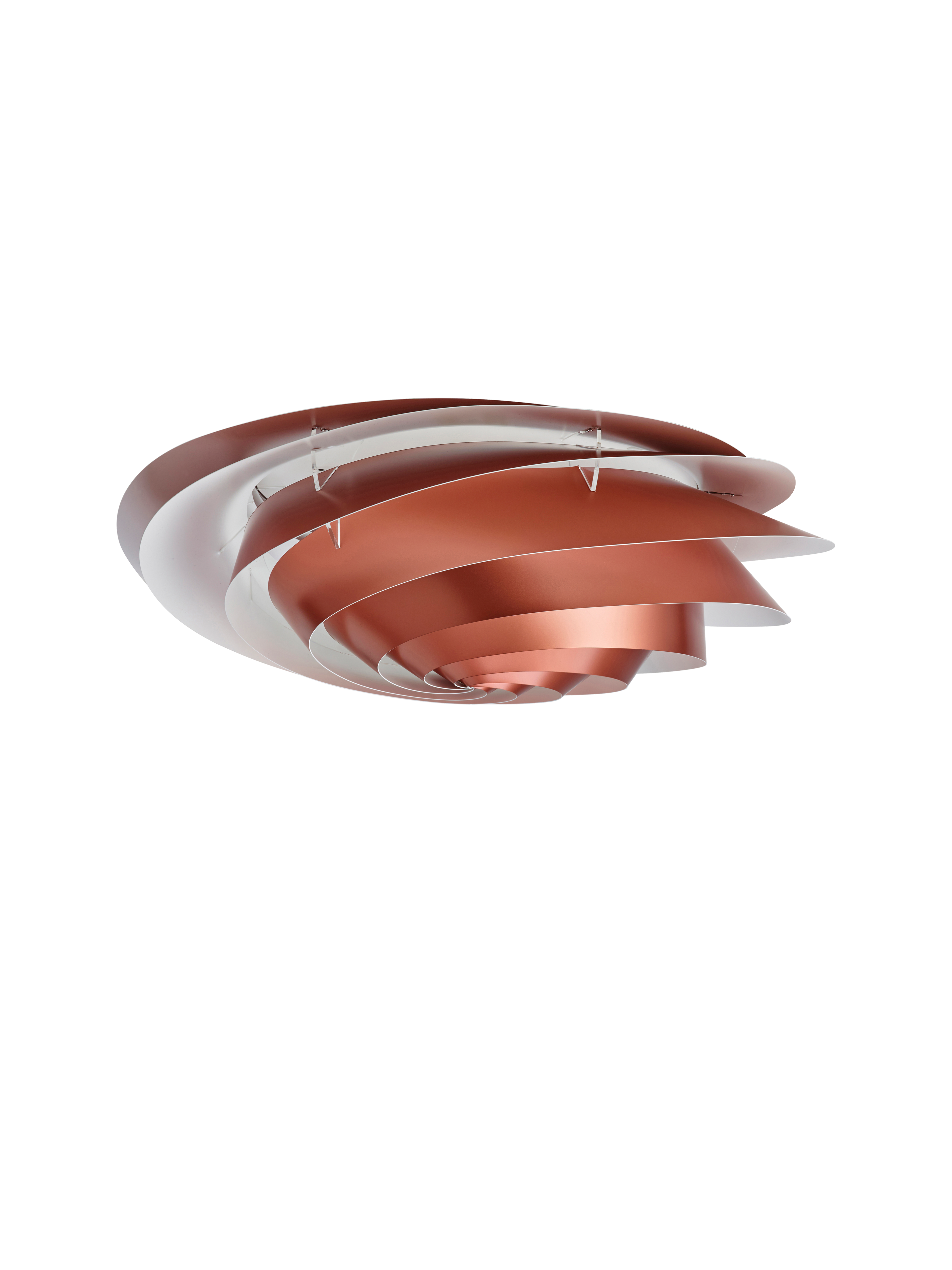 Model 1320 Swirl Ø60 kobber lofts/væglampe billede 1