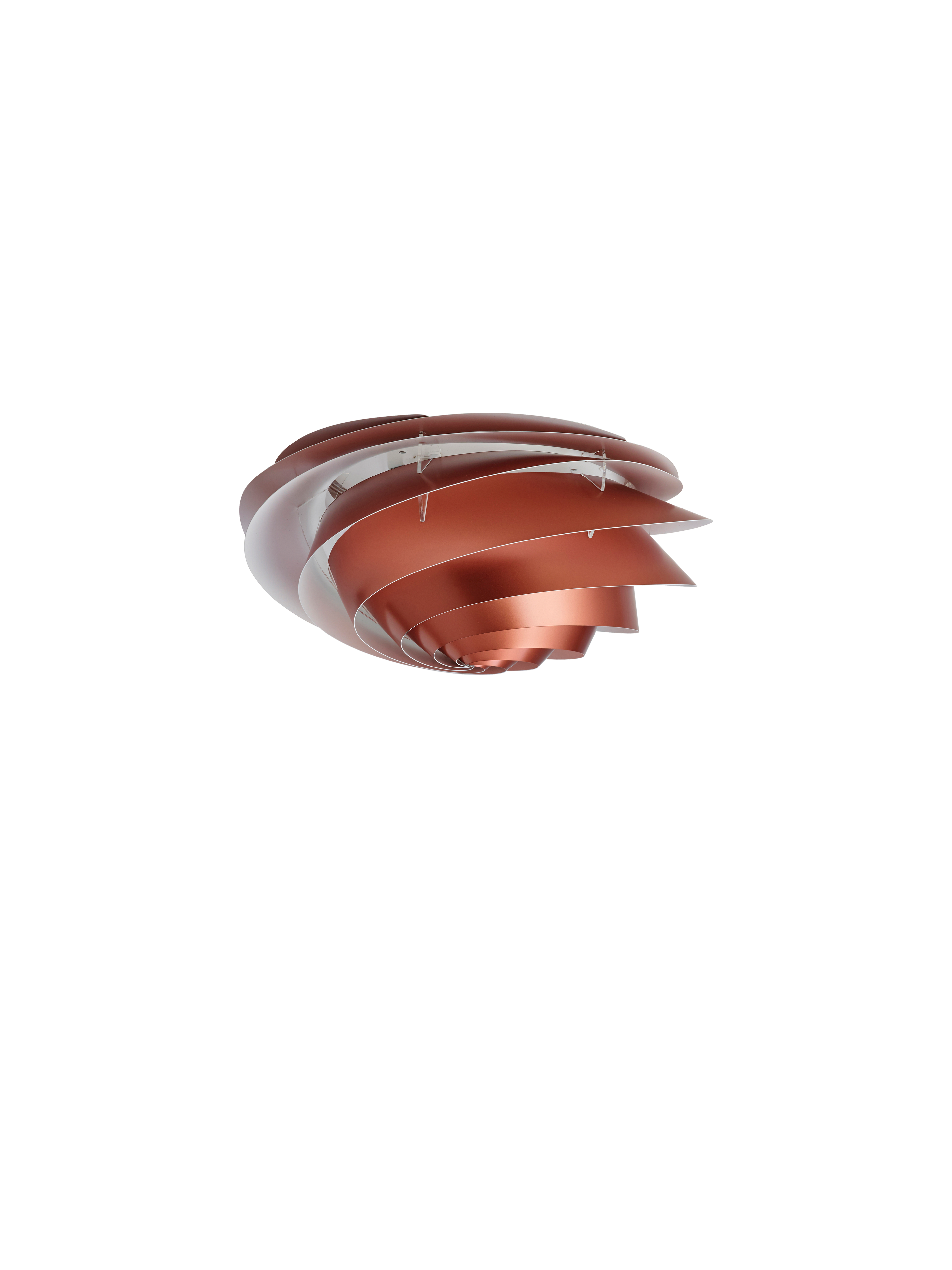 Model 1320 Swirl Ø37 kobber lofts/væglampe billede 1