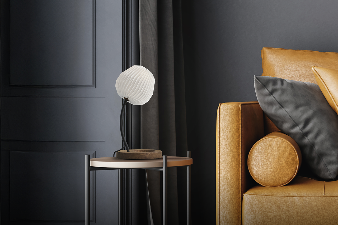 Le Klint 330 Bouquet Bordlampe Smoked Oak Black billede 3