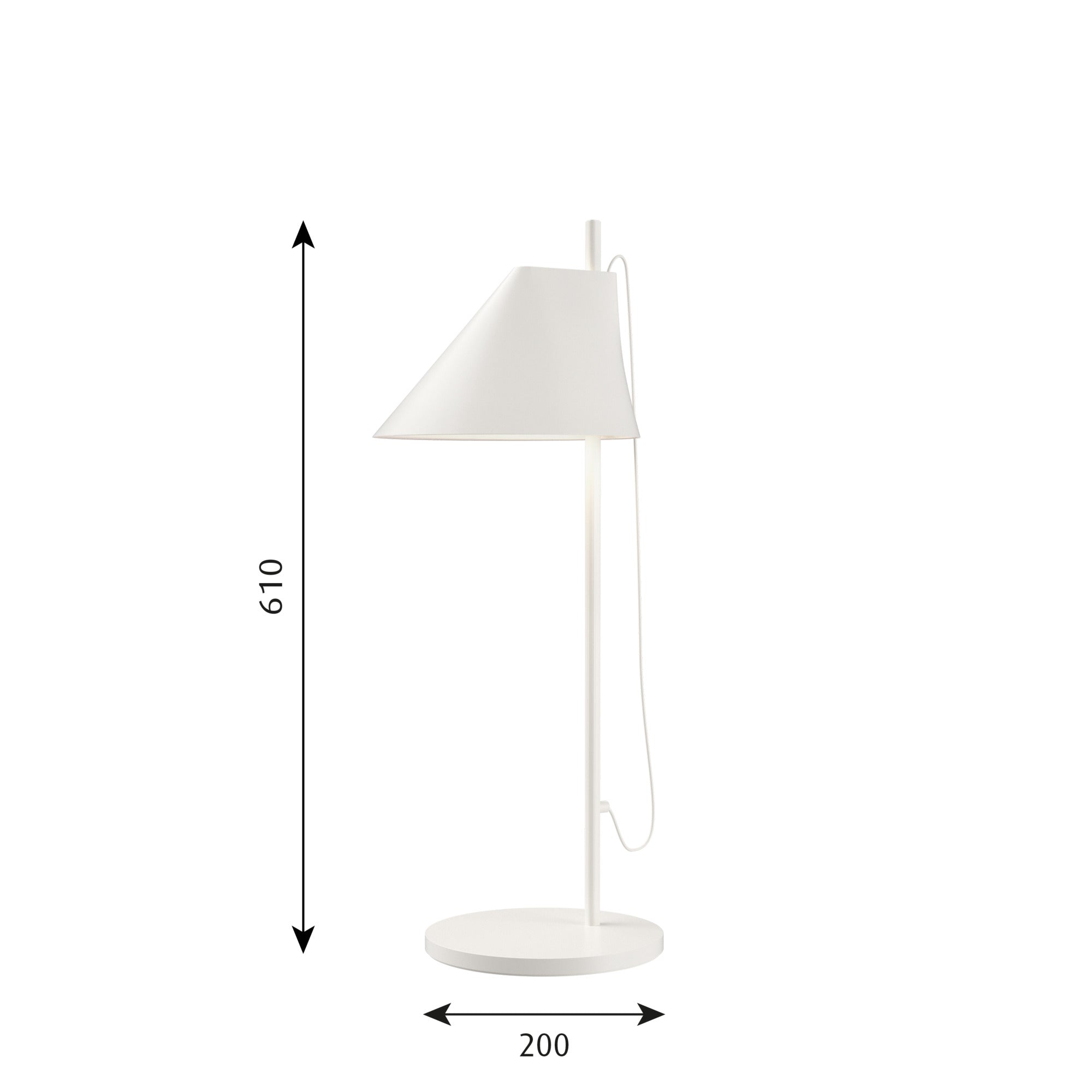 Yuh Bordlampe Hvid billede 2