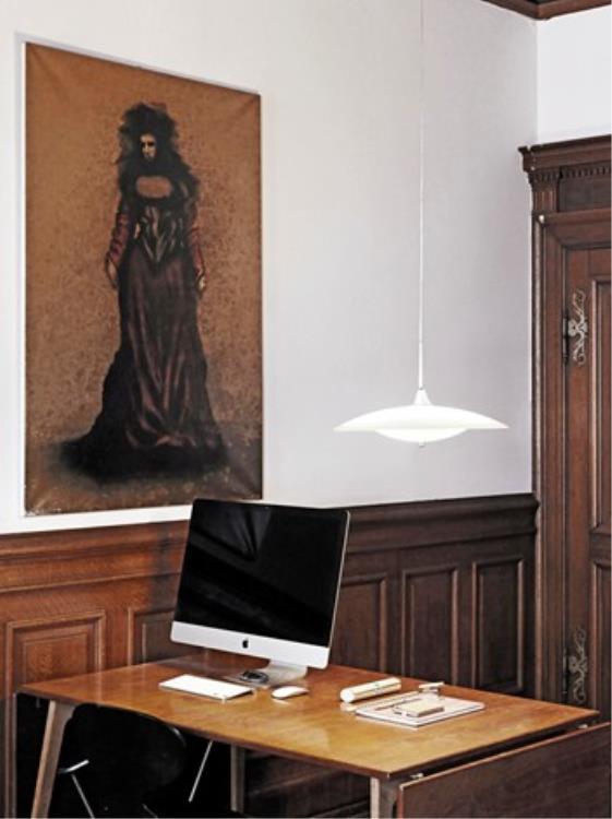 Baroni Pendel Ø46 Opal - Halo Design billede 4