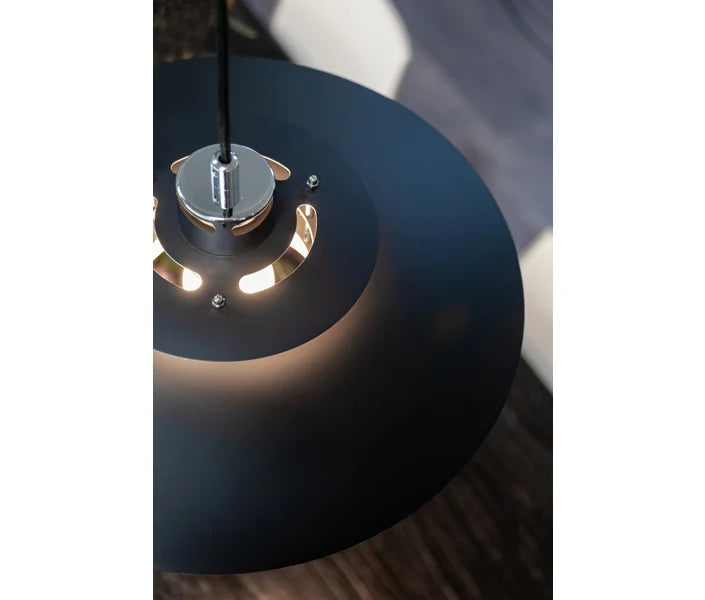SØRUP Pendel Ø40 Sort, Krom - Halo Design billede 2