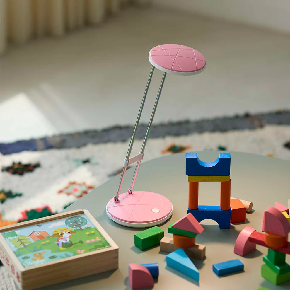 A5 LED Bordlampe Lyserød billede 3