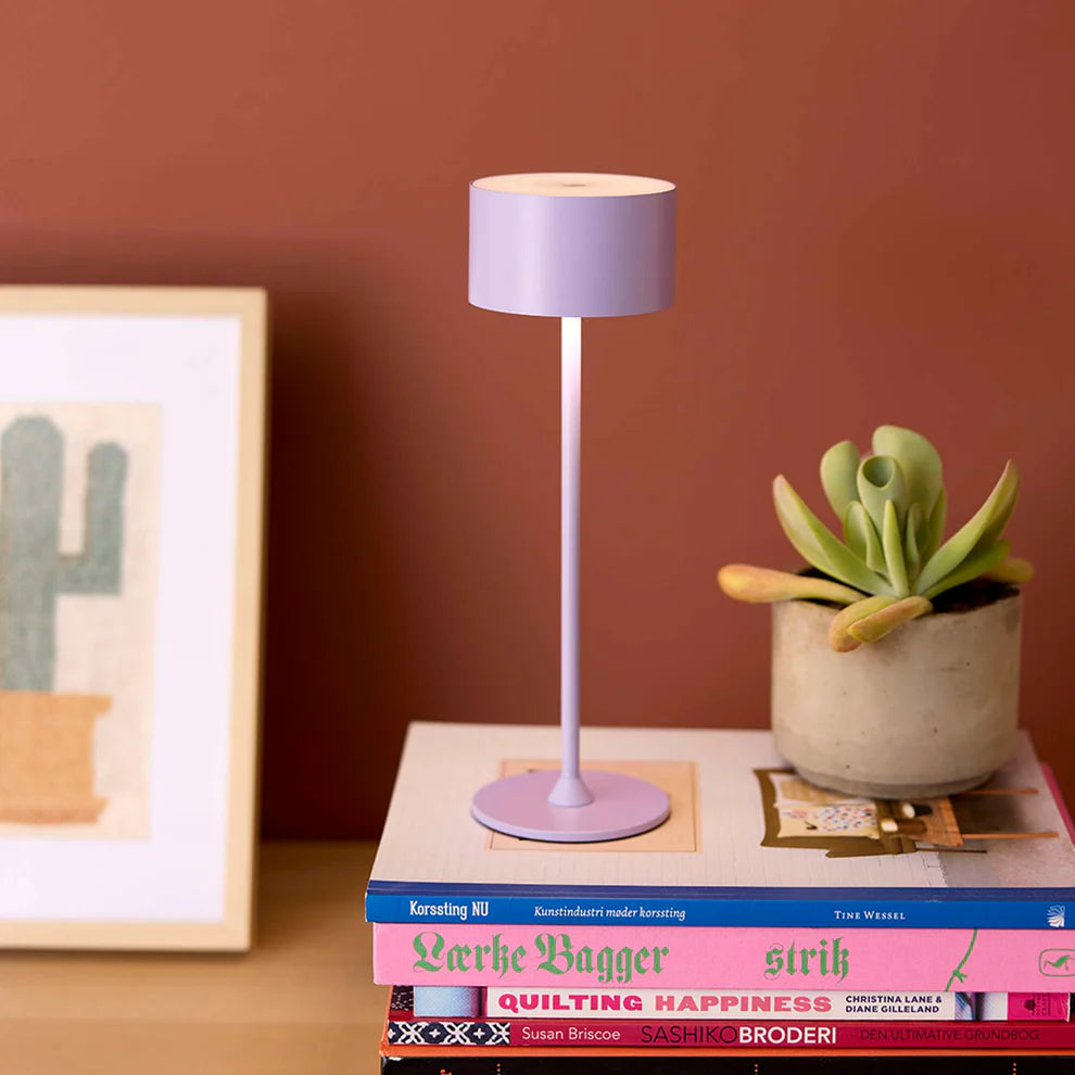 Bistro LED Bordlampe Støvet Lilla billede 3