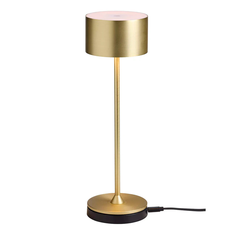 Bistro LED Bordlampe Børstet Messing billede 2