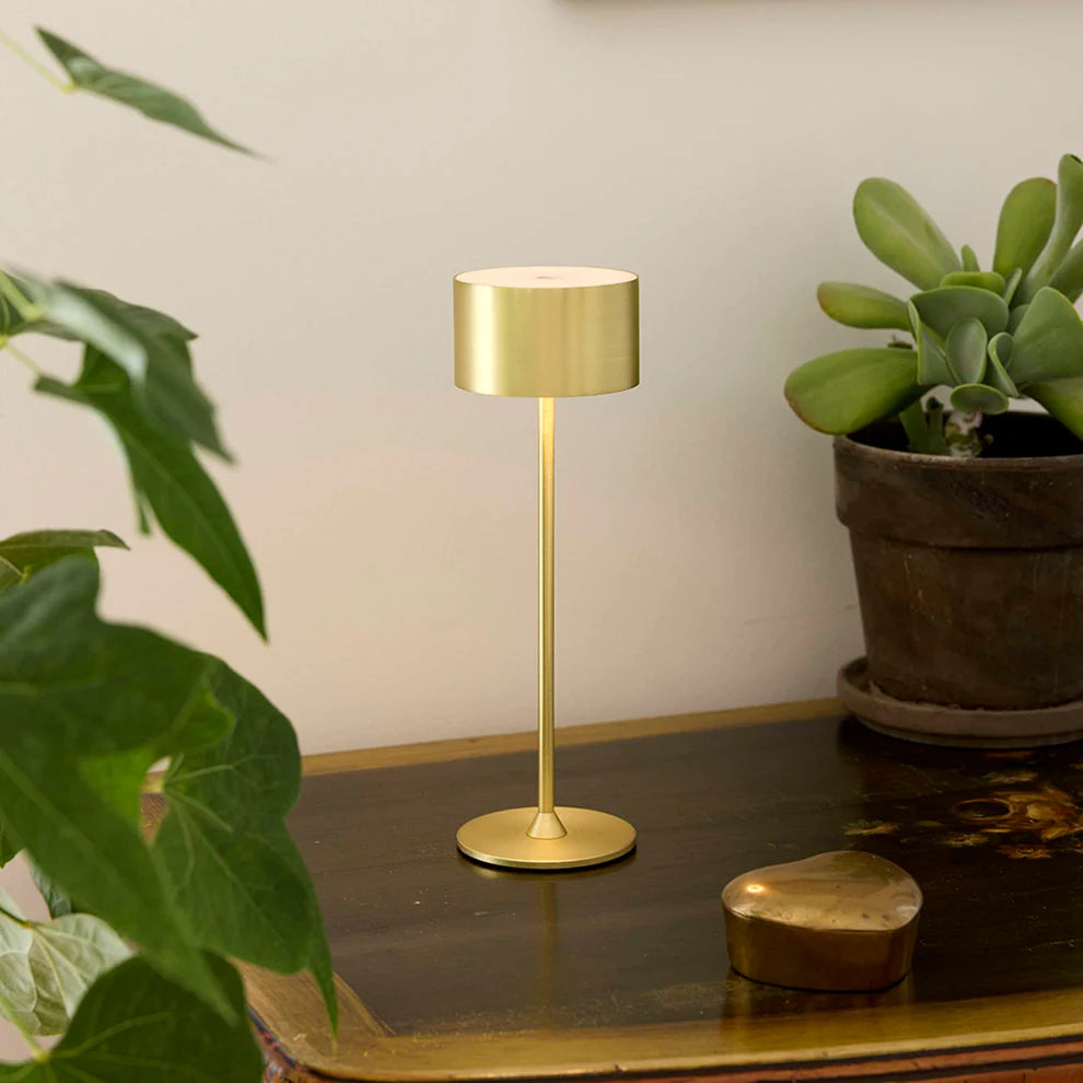 Bistro LED Bordlampe Børstet Messing billede 3