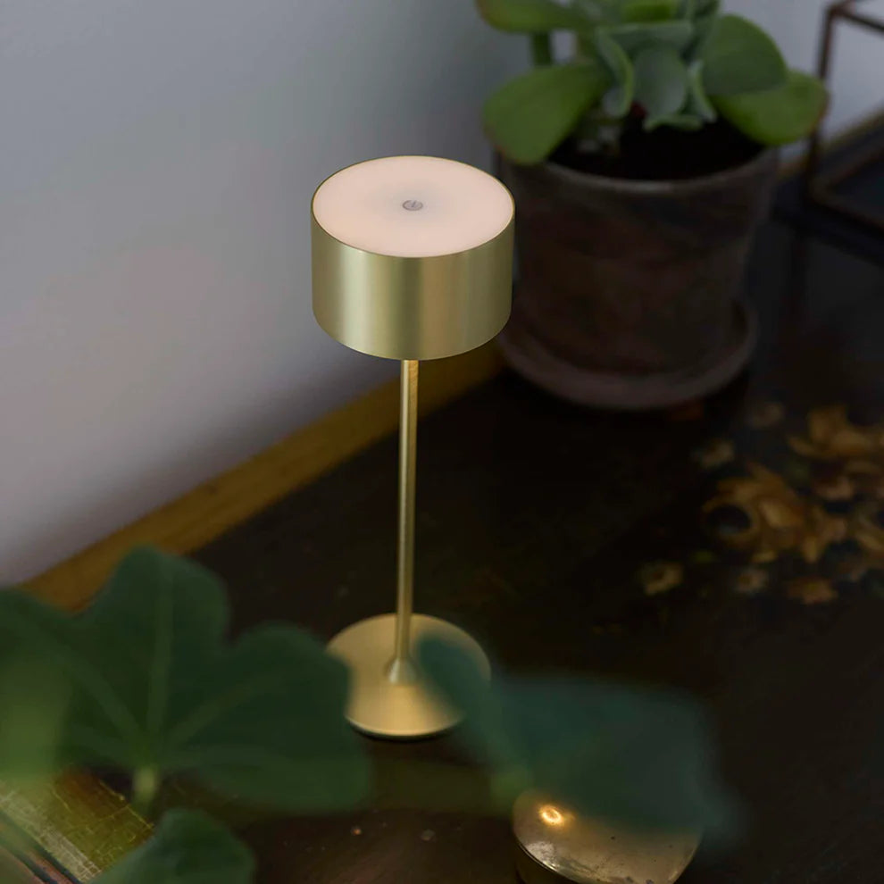 Bistro LED Bordlampe Børstet Messing billede 4