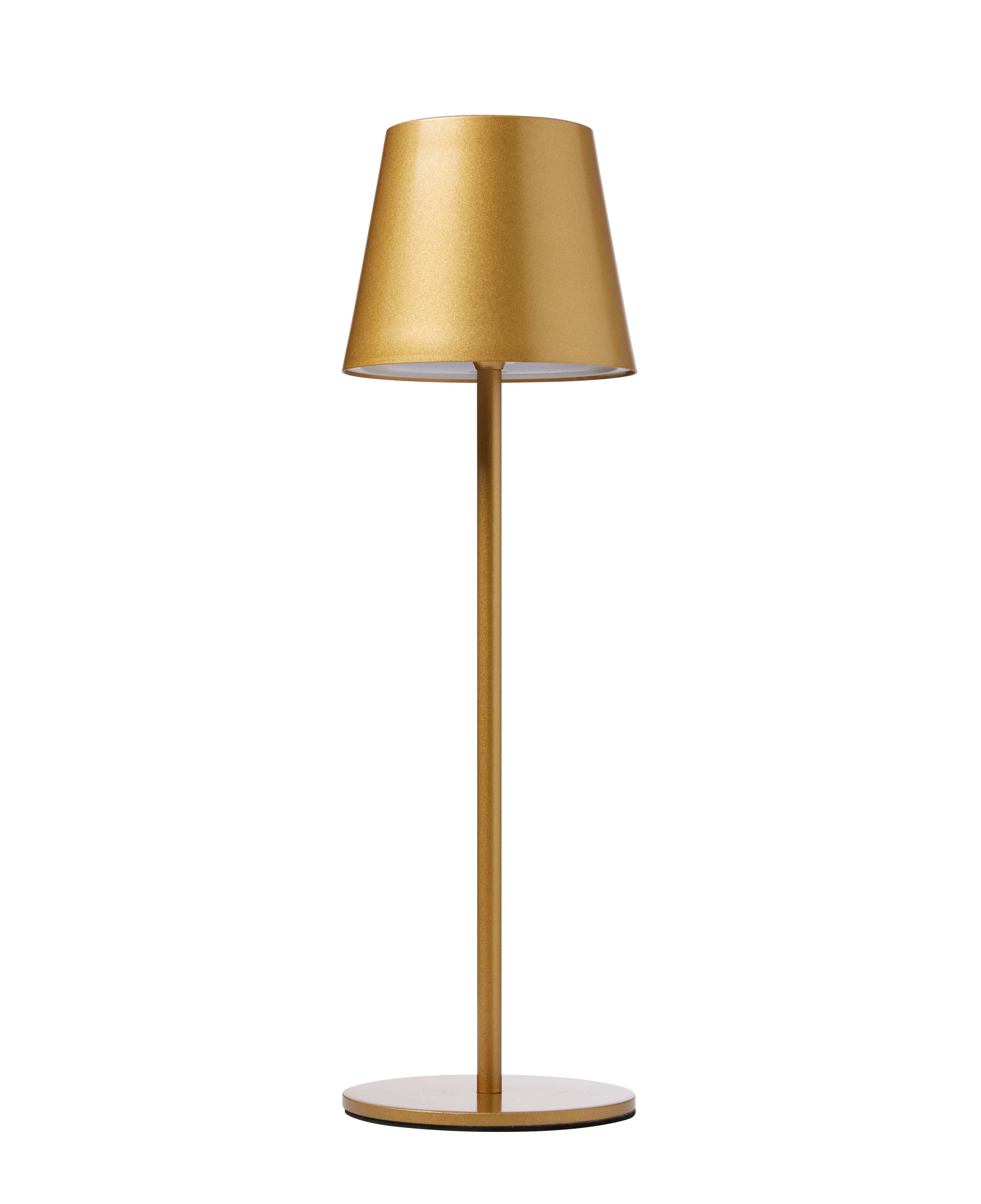 One bronze portable LED bordlampe billede 3
