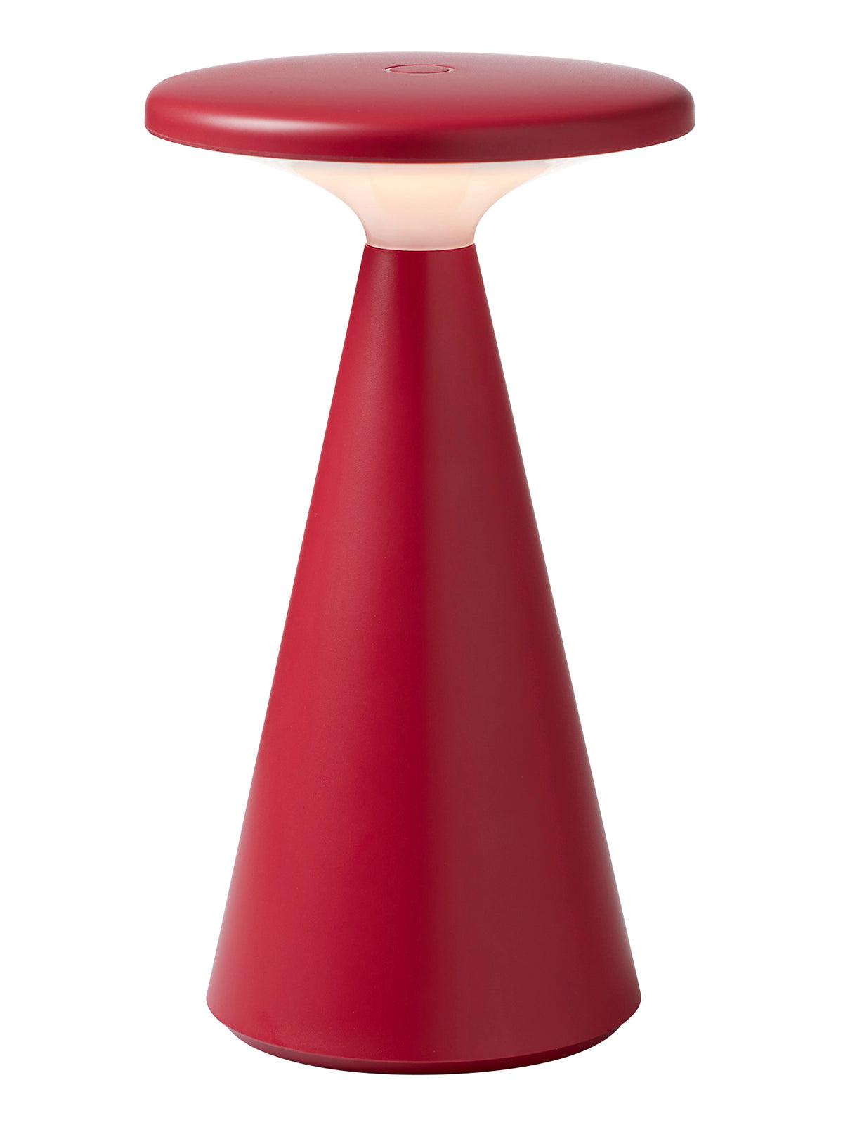 Nyhavn vinrød portable LED bordlampe billede 1