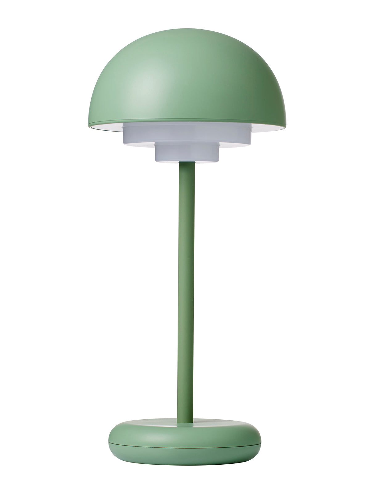 Toscana støvet grøn portable LED bordlampe billede 2