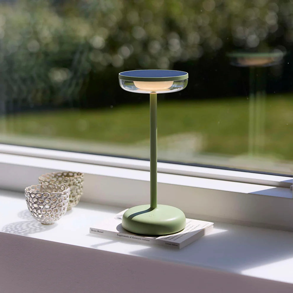 Breeze LED Bordlampe Støvet Grøn billede 3
