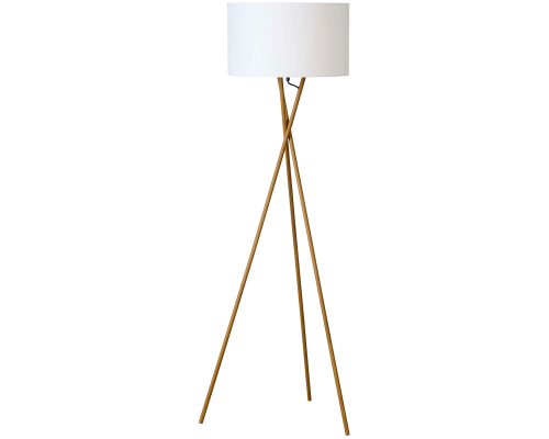 Nielsen Light Uptown trælook m/hvid gulvlampe billede 1