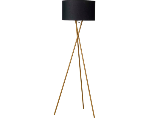 Nielsen Light Uptown trælook m/sort gulvlampe billede 1