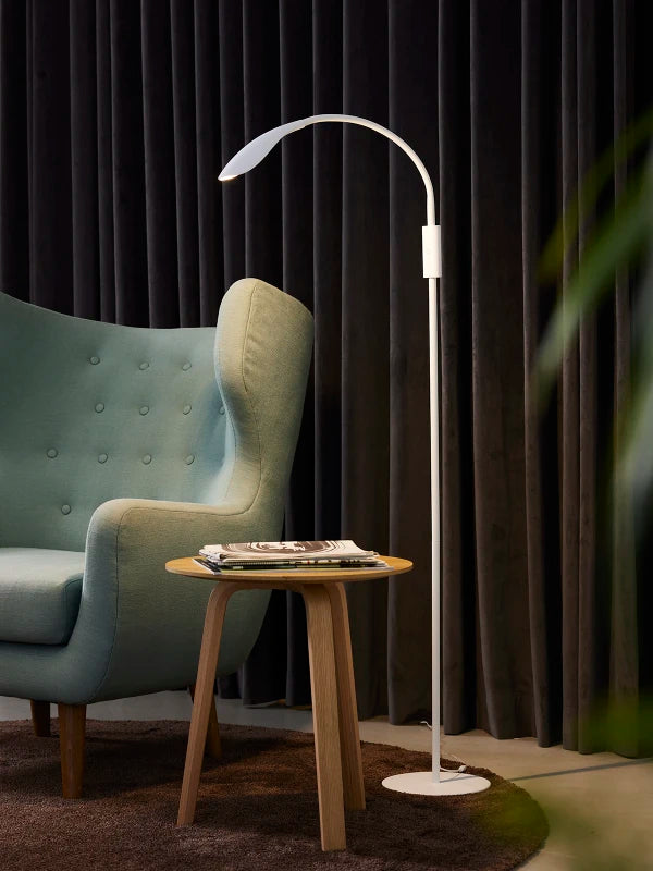 Mamba Gulvlampe LED Hvid billede 3