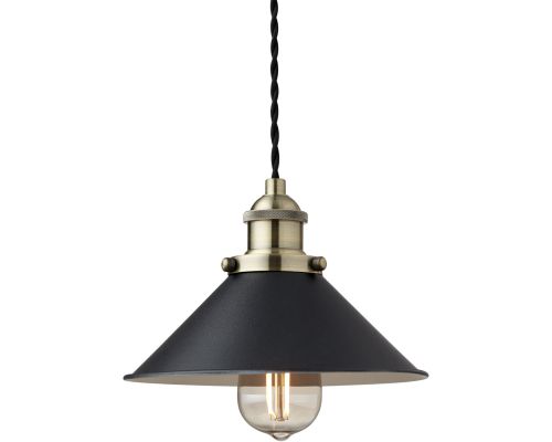 Nielsen Light Neksø messing/sort pendel