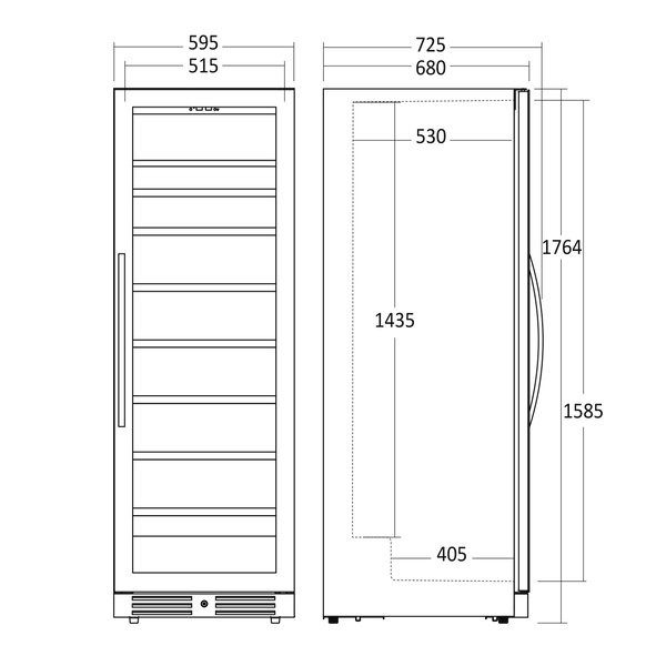 Scandomestic SV 111 B Flaskekøler