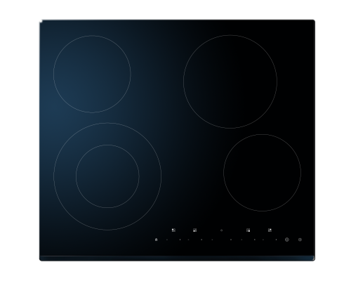Scandomestic HOC60F glaskeramisk kogeplade